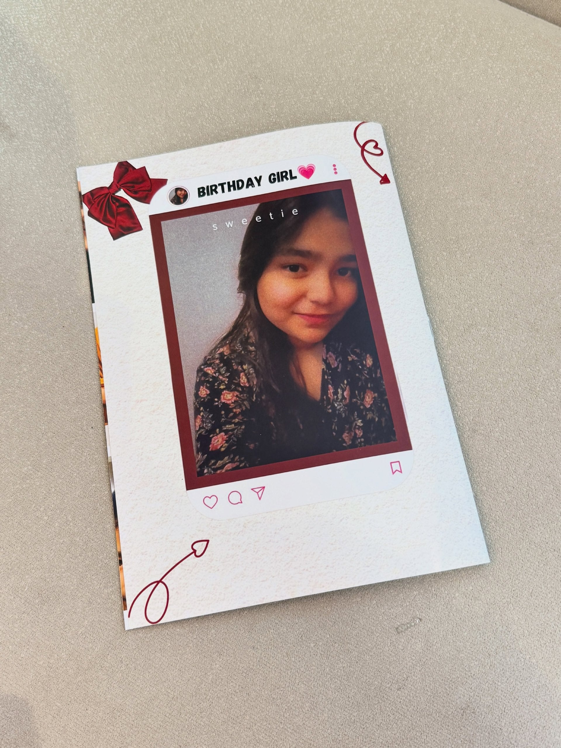 personalized 20 photo magazine,custom photo album scrapbook, birthday and gift, mini memory photo book